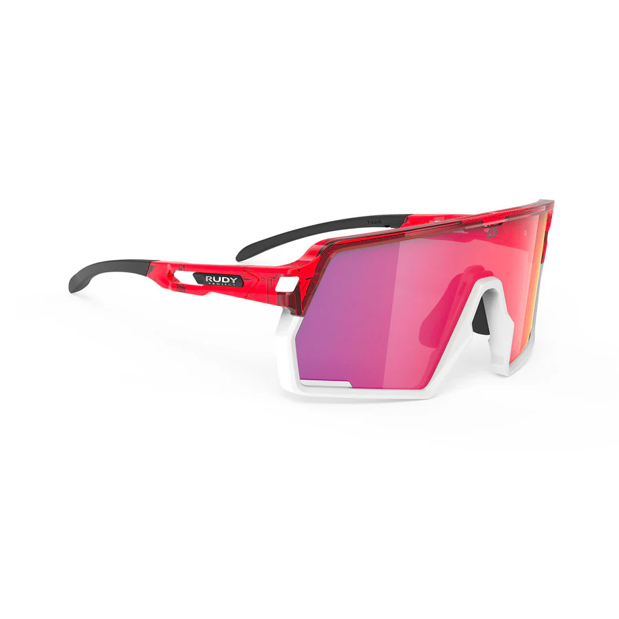 Rudy Project Kelion cycling sunglasses - side-view - pink lenses